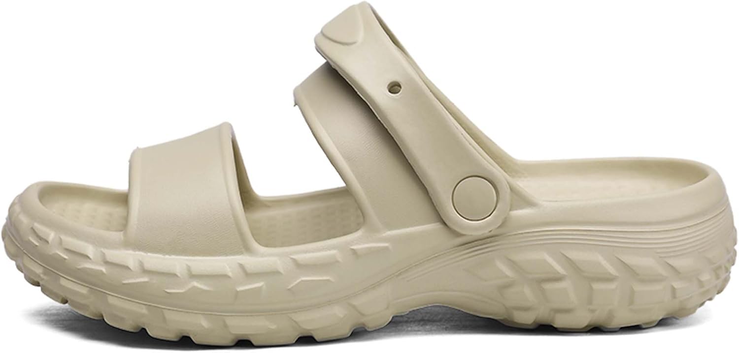 Вьетнамки унисекс Vtiao с модной подошвой в форме шины, противоскользящие, с регулируемым ремешком на пятке для легкого превращения в сандалии, бежевый
Вьетнамки унисекс Vtiao с модной подошвой в форме шины, противоскользящие, с регулируемым ремешком на пятке для легкого превращения в сандалии, бежевый