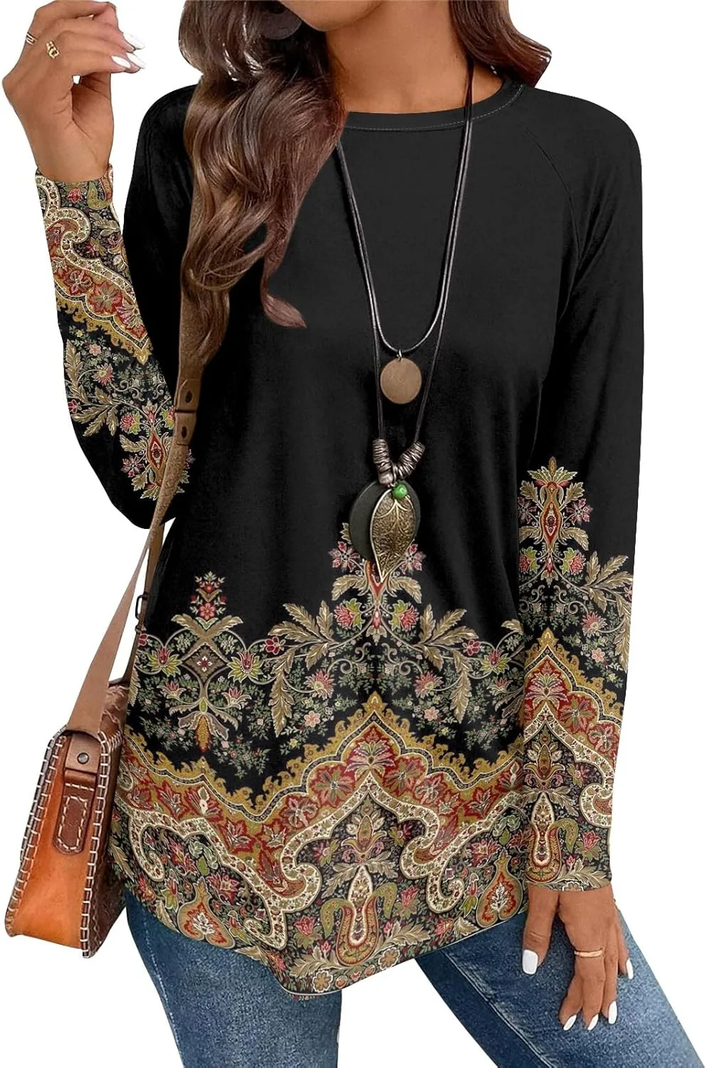 Женская блузка с длинным рукавом, трендовая туника, осень-зима 2025, легкая, свободная, с круглым вырезом
Женская блузка с длинным рукавом, трендовая туника, осень-зима 2025, легкая, свободная, с круглым вырезом
