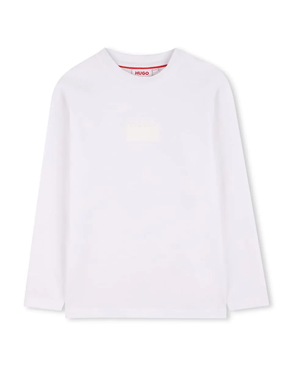 Детская хлопковая футболка Hugo, белый
Детская хлопковая футболка Hugo, белый