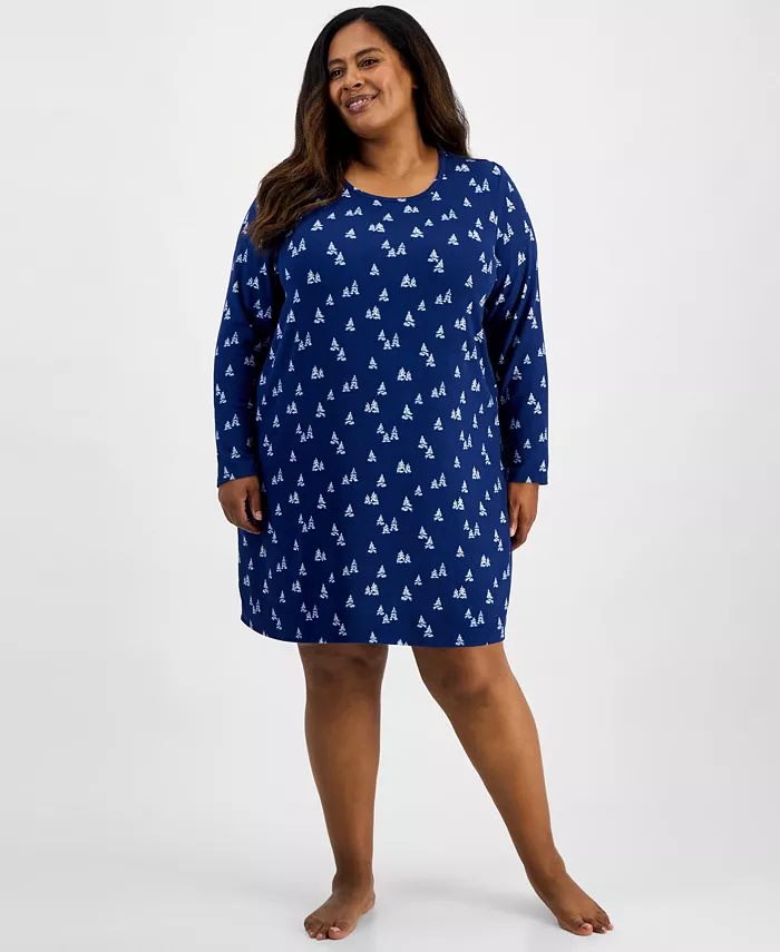 Мягкая трикотажная пижама с принтом и длинными рукавами больших размеров Charter Club, синий
Мягкая трикотажная пижама с принтом и длинными рукавами больших размеров Charter Club, синий