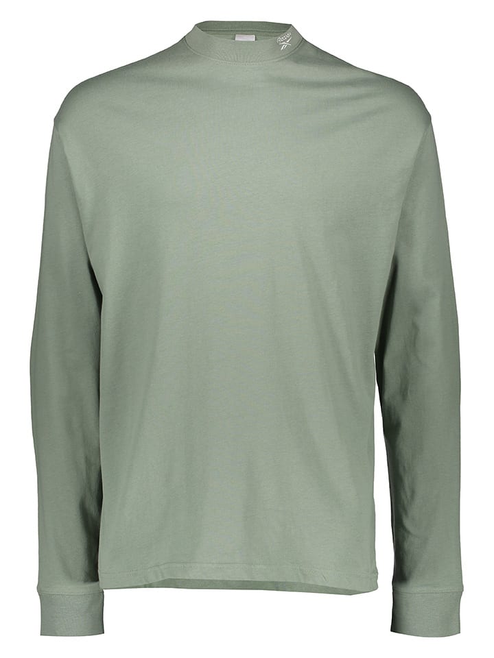 Лонгслив Reebok, зеленый
Лонгслив Reebok, зеленый