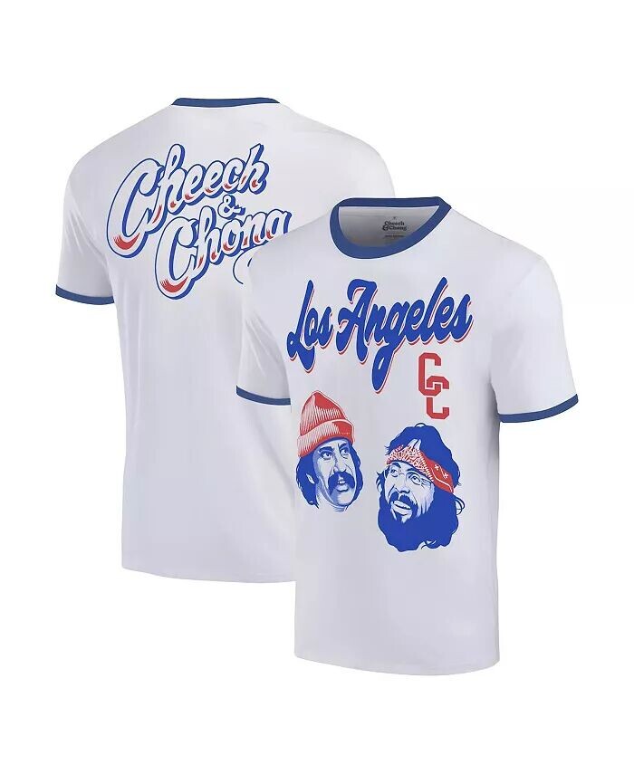 Мужская белая футболка Cheech Chong Los Angeles Baseball Ringer Ripple Junction, белый
Мужская белая футболка Cheech Chong Los Angeles Baseball Ringer Ripple Junction, белый