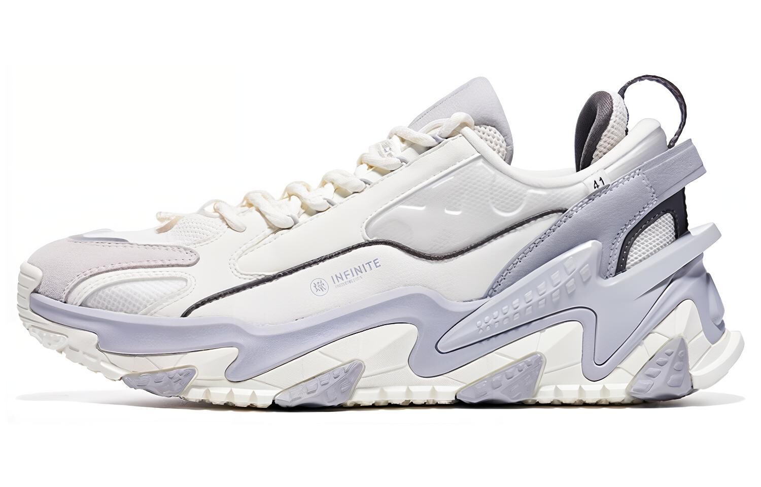 Мужские кроссовки Lifestyle с низким верхом, белый/серый Qiaodan
Мужские кроссовки Lifestyle с низким верхом, белый/серый Qiaodan