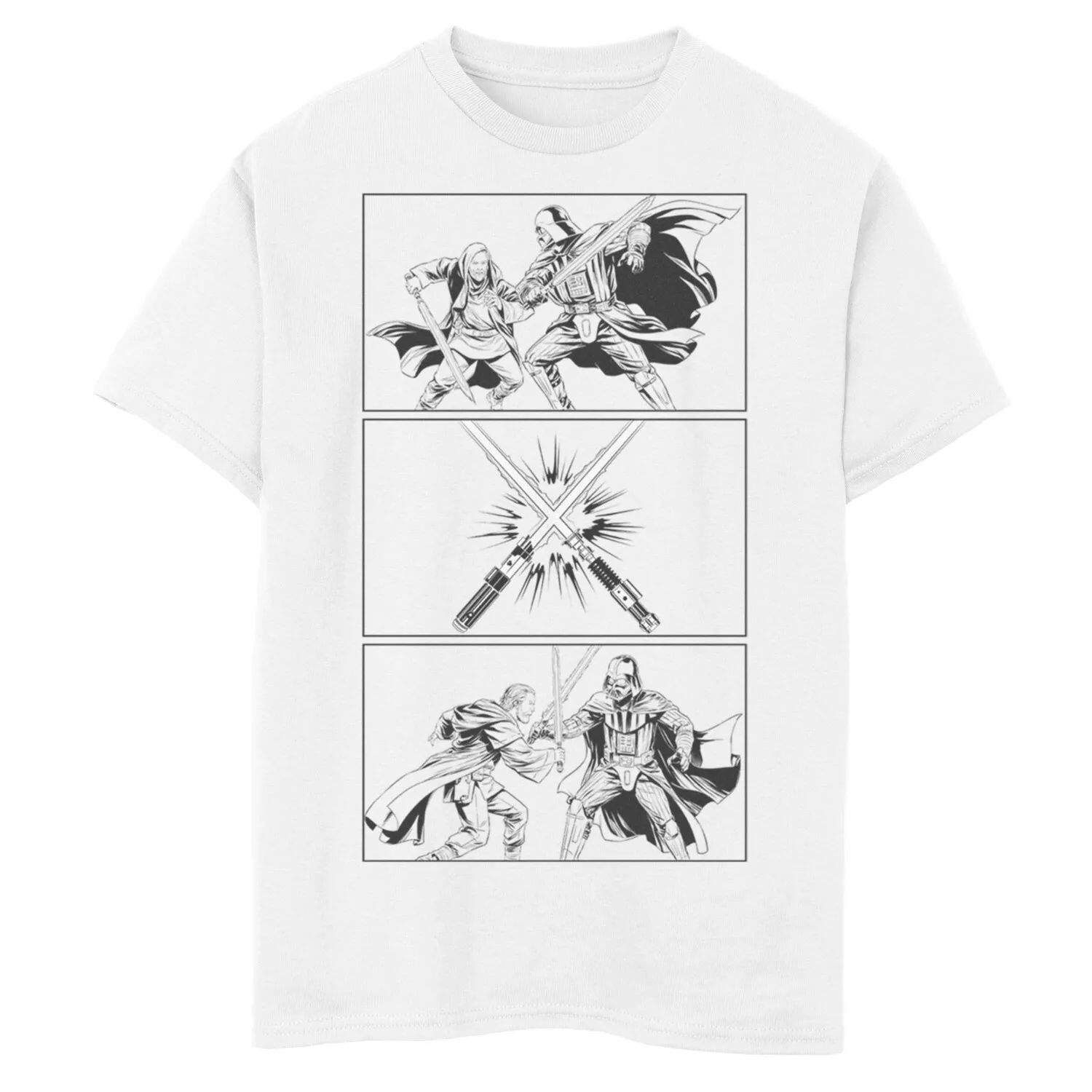 Футболка с графическим рисунком «Оби-Ван Кеноби Вейдер Оби Ван» для мальчиков 8–20 лет Licensed Character
Футболка с графическим рисунком «Оби-Ван Кеноби Вейдер Оби Ван» для мальчиков 8–20 лет Licensed Character