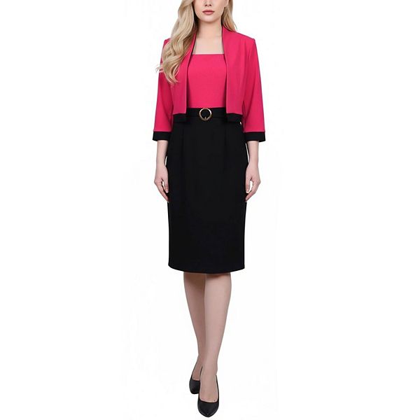 Платье Petite с 3/4 рукавом и цветными блоками Ny Collection, Black Pink
Платье Petite с 3/4 рукавом и цветными блоками Ny Collection, Black Pink
