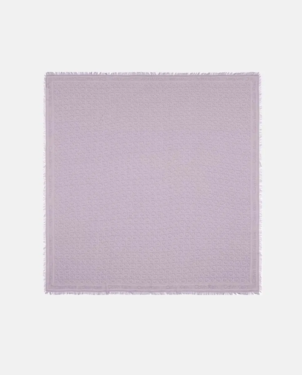 Сиреневый шарф с фирменным принтом Calvin Klein, лиловый
Сиреневый шарф с фирменным принтом Calvin Klein, лиловый