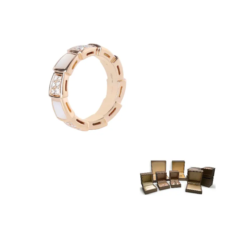 BVLGARI Серпенти Вайпер кольцо из розового золота 18 карат для женщин
BVLGARI Серпенти Вайпер кольцо из розового золота 18 карат для женщин
