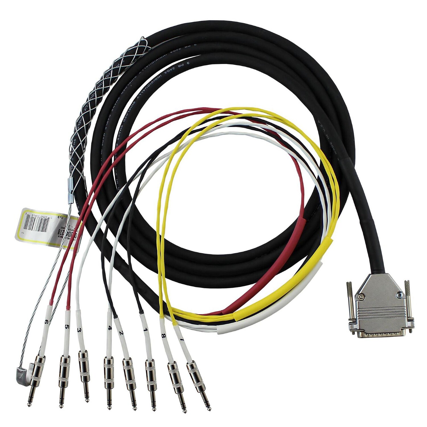 Rapco Horizon 8-канальный DSUB-TRS Snake 25 футов.
Rapco Horizon 8-канальный DSUB-TRS Snake 25 футов.