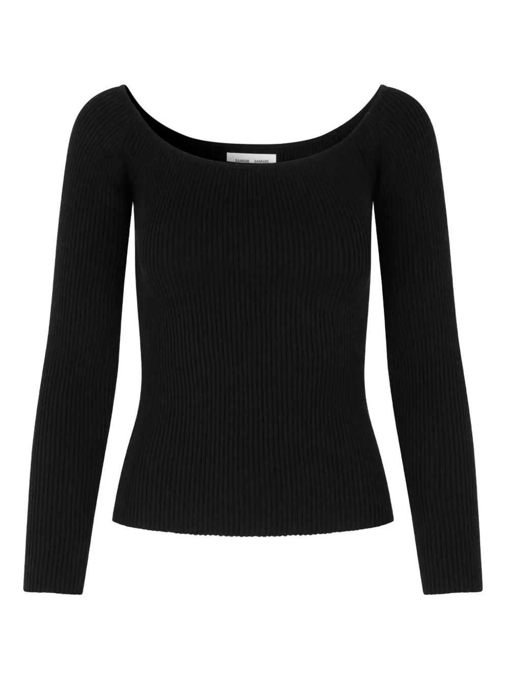 Топ с круглым вырезом в рубчик SAMSOE SAMSOE, черный
Топ с круглым вырезом в рубчик SAMSOE SAMSOE, черный