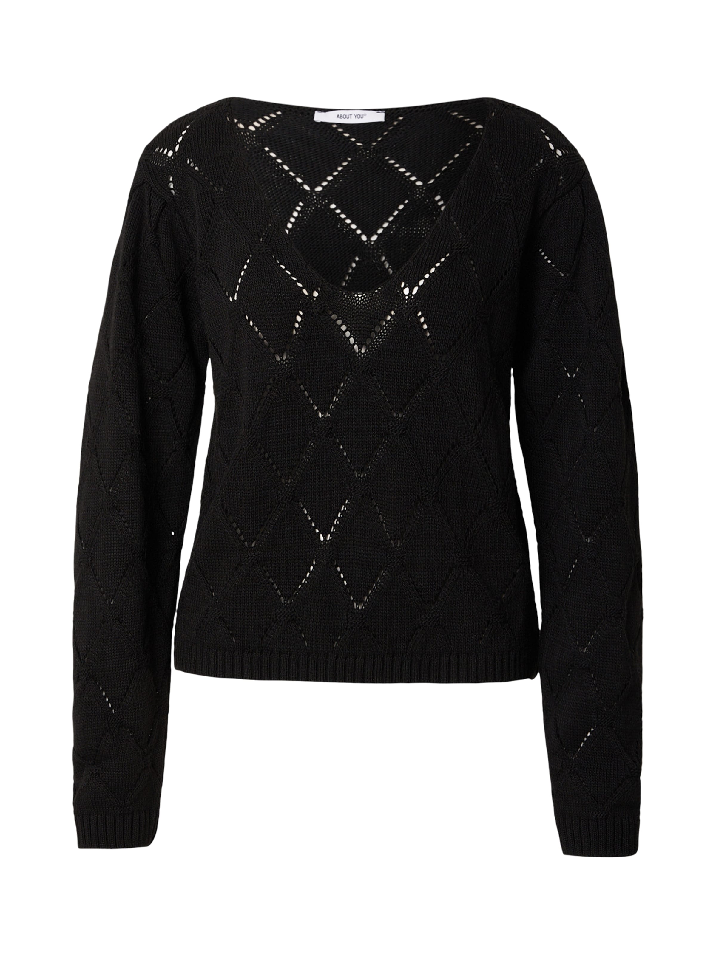 ABOUT YOU Свитер 'Giona' в черном цвете
ABOUT YOU Свитер 'Giona' в черном цвете