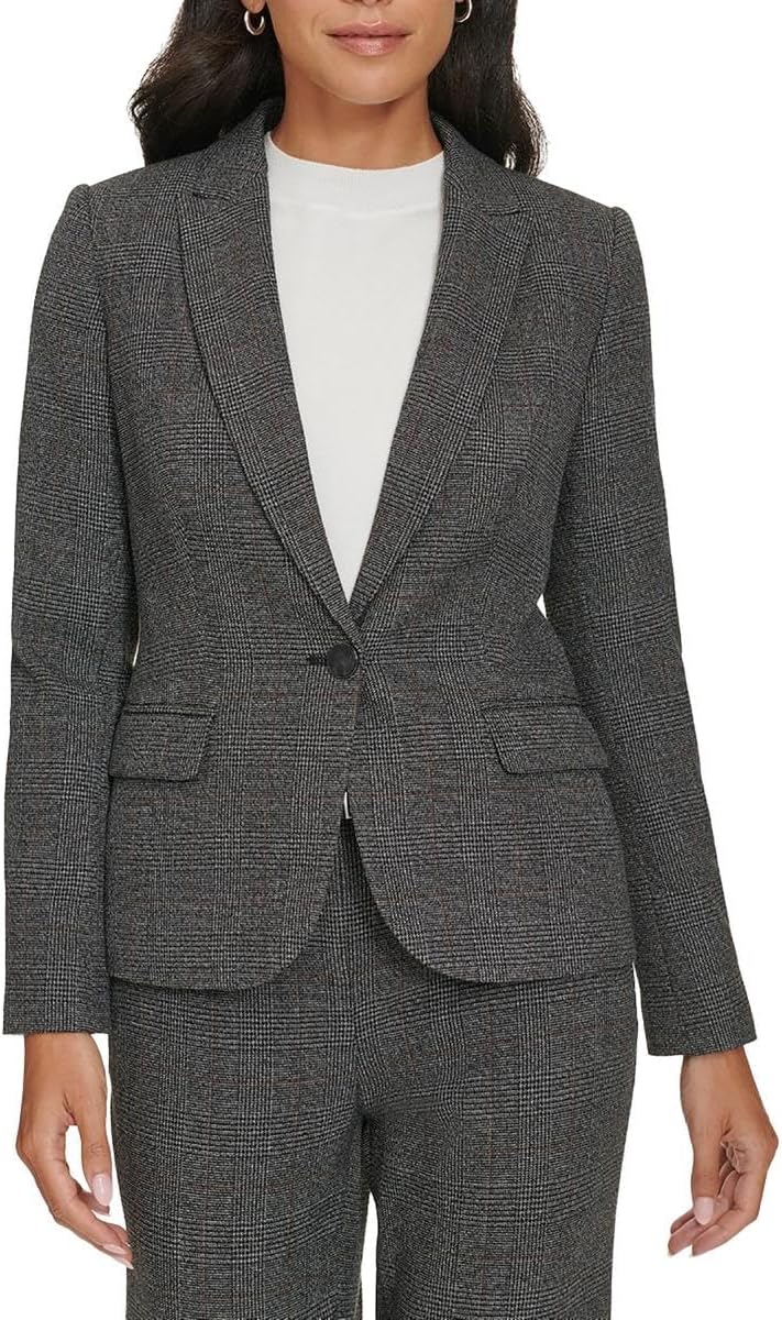 Женский блейзер Calvin Klein Lux на одной пуговице, Deep Black Multi
Женский блейзер Calvin Klein Lux на одной пуговице, Deep Black Multi