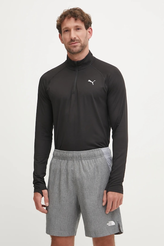 Беговая толстовка Velocity Cloudspun Puma, черный 
Беговая толстовка Velocity Cloudspun Puma, черный