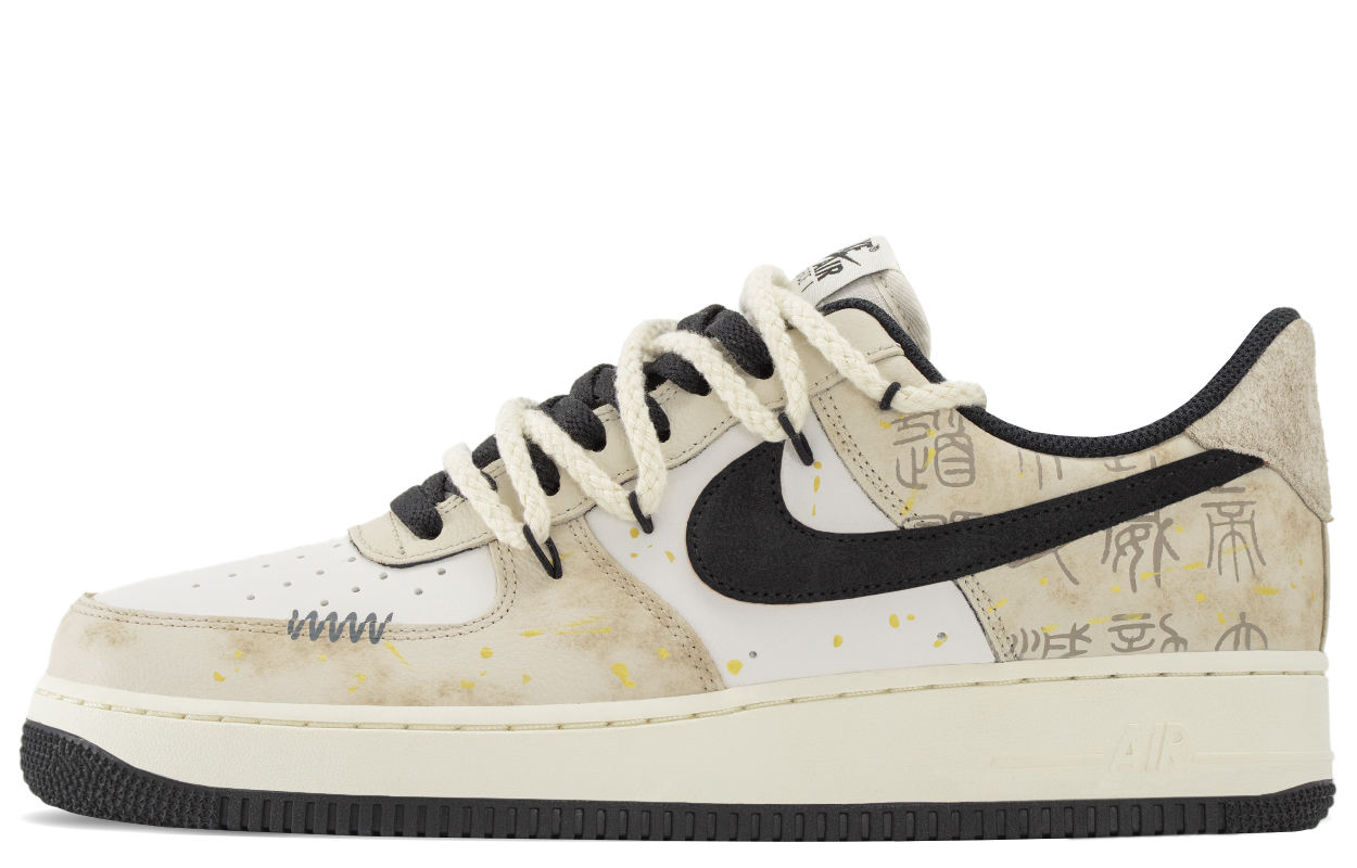 Nike Кроссовки Air Force 1 Qin Dynasty's Bright Moon, износостойкие, противоскользящие, низкие, для скейтбординга, мужские, черный с белым
Nike Кроссовки Air Force 1 Qin Dynasty's Bright Moon, износостойкие, противоскользящие, низкие, для скейтбординга, мужские, черный с белым