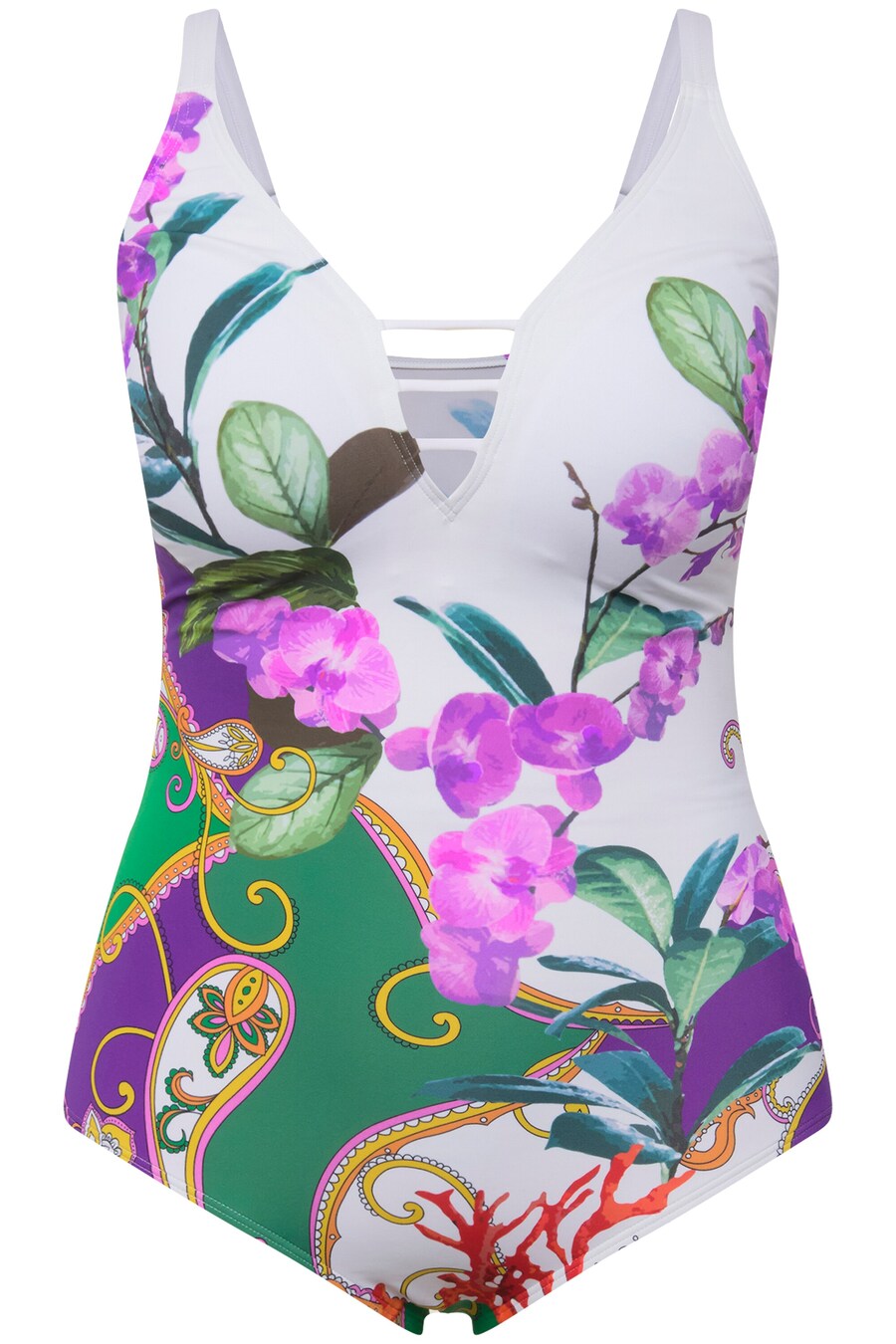 Купальник Ulla Popken, разноцветный
Купальник Ulla Popken, разноцветный