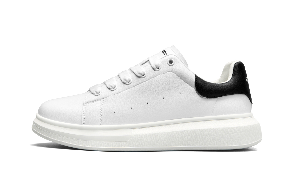 HLA Стильные скейтерские кроссовки мужские бело-черные с флисовой подкладкой, цвет White Black Fleece-Lined 
HLA Стильные скейтерские кроссовки мужские бело-черные с флисовой подкладкой, цвет White Black Fleece-Lined