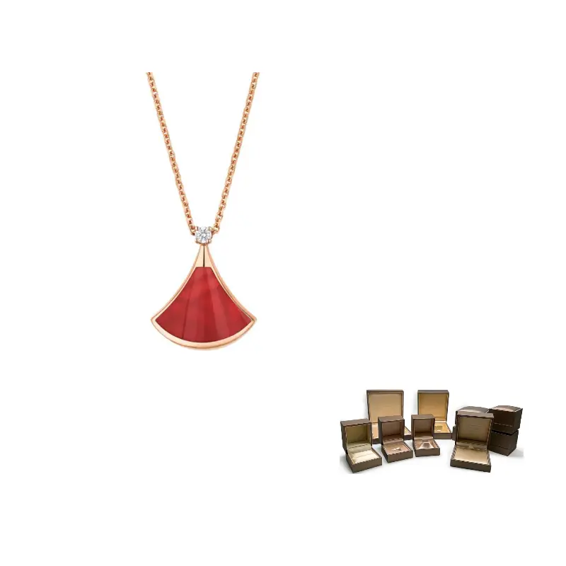 Bvlgari Колье из розового золота для женщин, красное
Bvlgari Колье из розового золота для женщин, красное