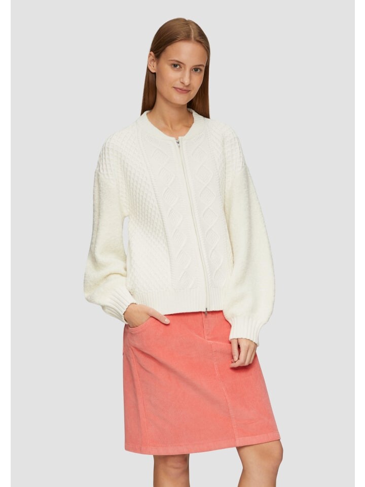 Кардиган sOliver Strickjacke langarm, кремовый 
Кардиган sOliver Strickjacke langarm, кремовый