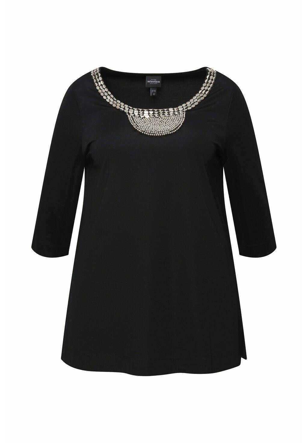 Топ с длинными рукавами Ulla Popken, черный
Топ с длинными рукавами Ulla Popken, черный