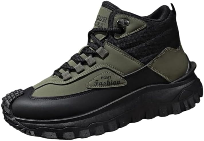 Ретро мужские большие ботинки- высокие, с сдержанным и простым дизайном, мягкой подкладкой, для активного отдыха и походов Fmshi, черный/зеленый
Ретро мужские большие ботинки- высокие, с сдержанным и простым дизайном, мягкой подкладкой, для активного отдыха и походов Fmshi, черный/зеленый