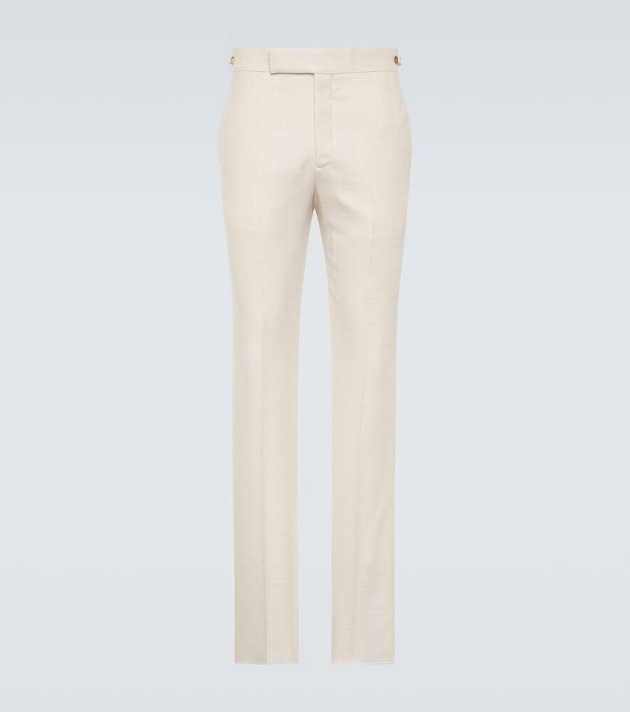 Брюки Sebastian slim из шерсти и шелка Gabriela Hearst, Ivory Multi
Брюки Sebastian slim из шерсти и шелка Gabriela Hearst, Ivory Multi