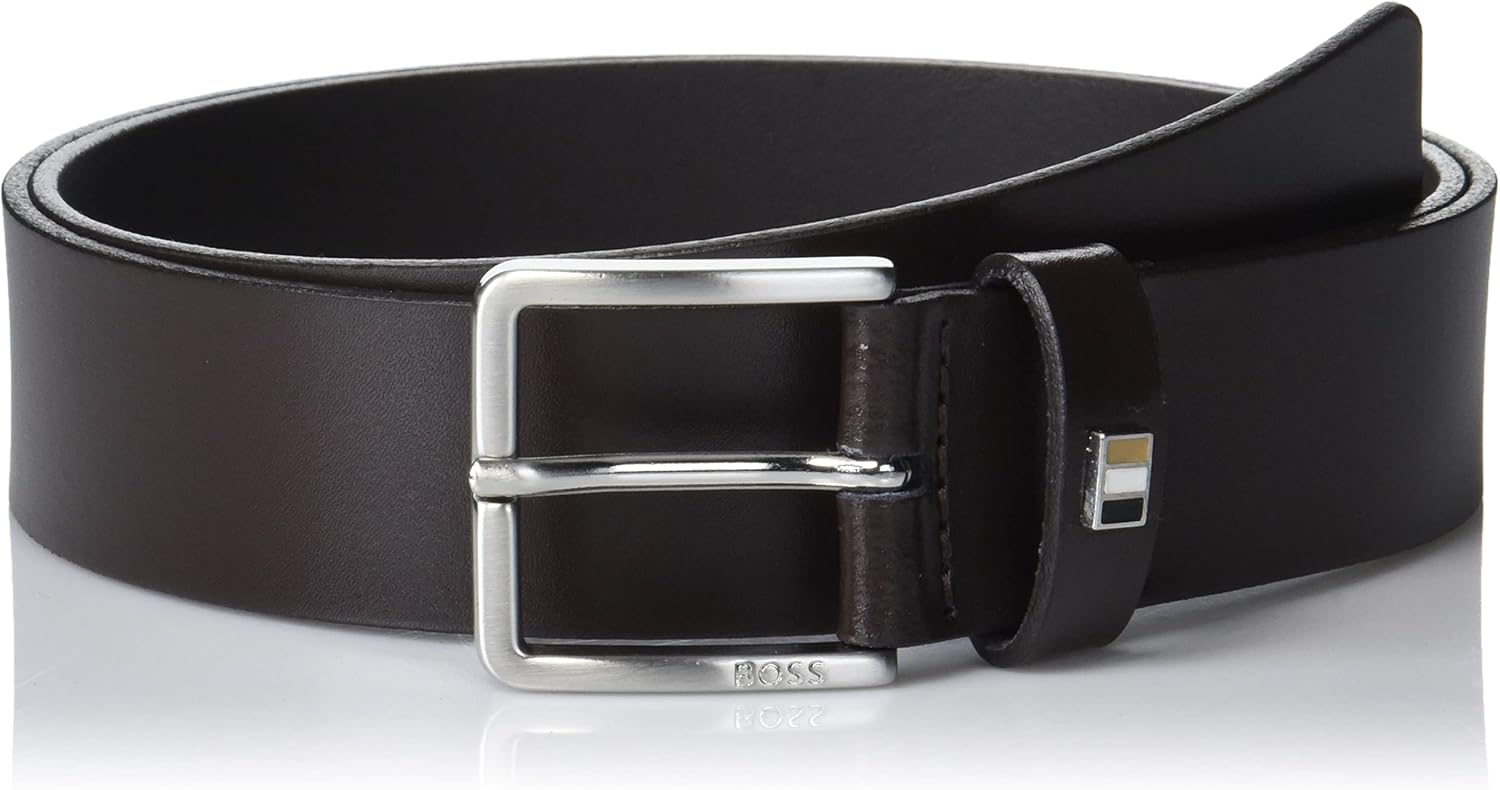 Кожаный ремень BOSS с гравировкой логотипа, Dark Roast
Кожаный ремень BOSS с гравировкой логотипа, Dark Roast