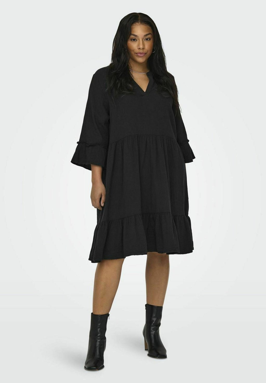 Повседневное платье MIT SCHOSSCHEN NORMAL GESCHNITTEN SPLIT NECK CURVE ONLY Carmakoma, черный
Повседневное платье MIT SCHOSSCHEN NORMAL GESCHNITTEN SPLIT NECK CURVE ONLY Carmakoma, черный