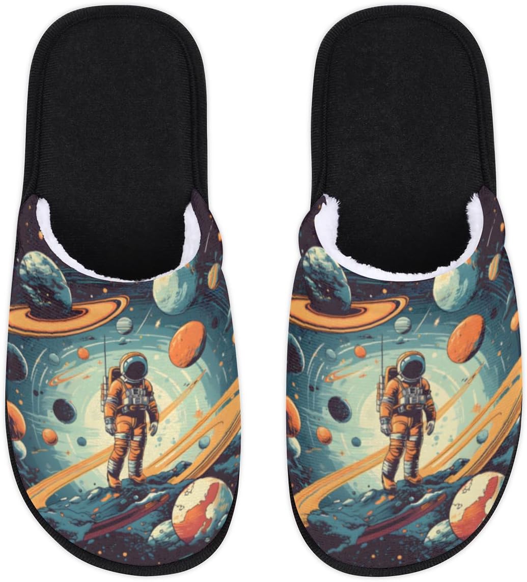 Тапочки «Космонавт» для женщин и мужчин, домашние тапочки с изображением планеты, мягкие, теплые, пушистые, удобные, с нескользящей подошвой Bardic, Multicolor
Тапочки «Космонавт» для женщин и мужчин, домашние тапочки с изображением планеты, мягкие, теплые, пушистые, удобные, с нескользящей подошвой Bardic, Multicolor