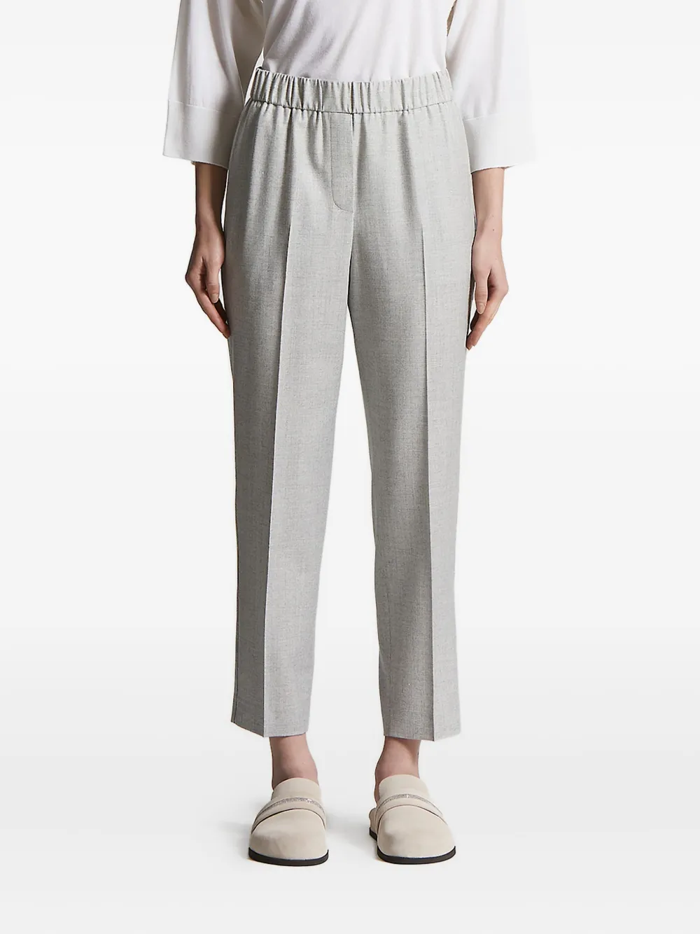 Брюки с эластичной талией Peserico, серый
Брюки с эластичной талией Peserico, серый