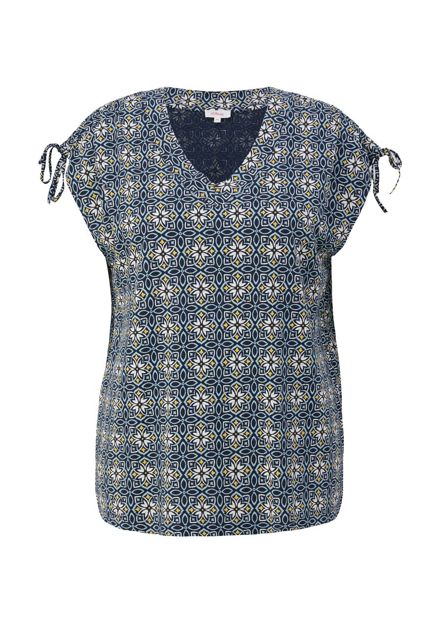 Блуза s.Oliver Red Label Plus Blouse, темно-синий 
Блуза s.Oliver Red Label Plus Blouse, темно-синий