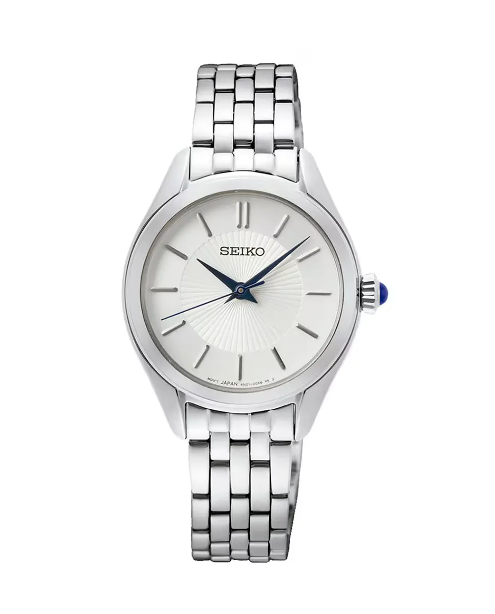 Женские стальные женские часы SUR537P1 с серебряным ремешком Seiko, серебряный
Женские стальные женские часы SUR537P1 с серебряным ремешком Seiko, серебряный