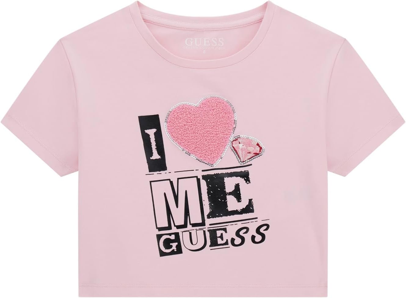 Укороченная футболка с коротким рукавом для девочек GUESS, Cotton Candy Pink, Розовый, Укороченная футболка с коротким рукавом для девочек GUESS, Cotton Candy Pink
Укороченная футболка с коротким рукавом для девочек GUESS, Cotton Candy Pink, Розовый, Укороченная футболка с коротким рукавом для девочек GUESS, Cotton Candy Pink