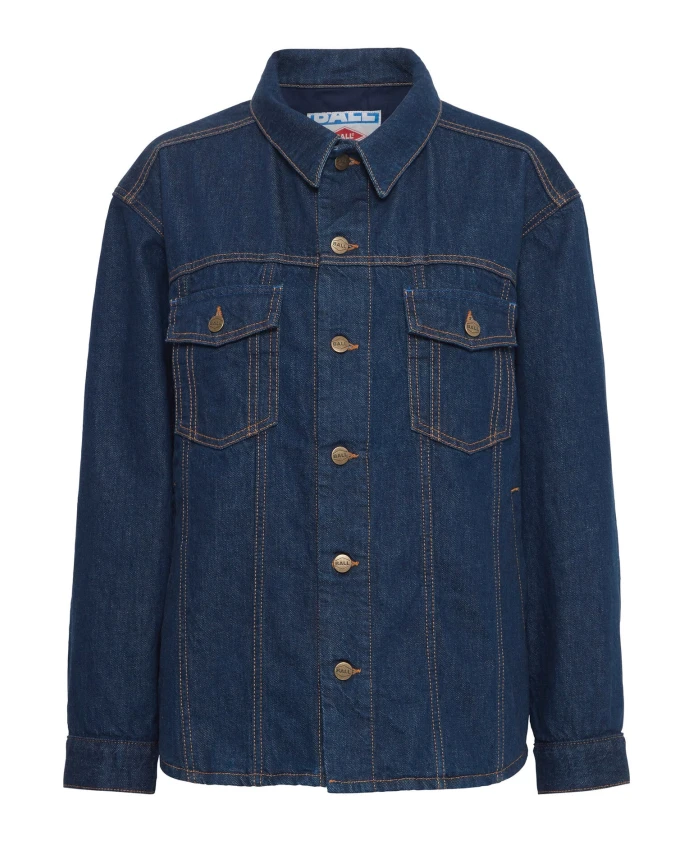 Джинсовая куртка с эффектом выстиранного денима и принтом. Ball, синий
Джинсовая куртка с эффектом выстиранного денима и принтом. Ball, синий