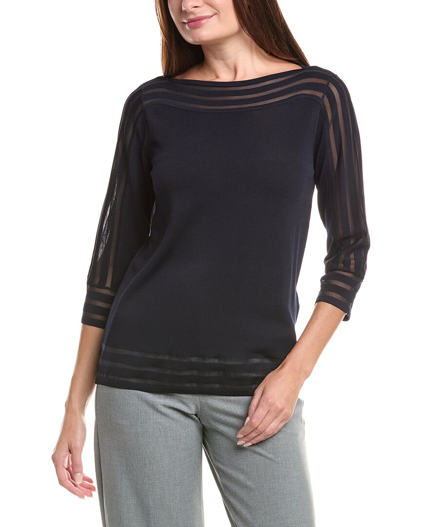 Джозеф Рибкофф Топ Joseph Ribkoff, синий 
Джозеф Рибкофф Топ Joseph Ribkoff, синий