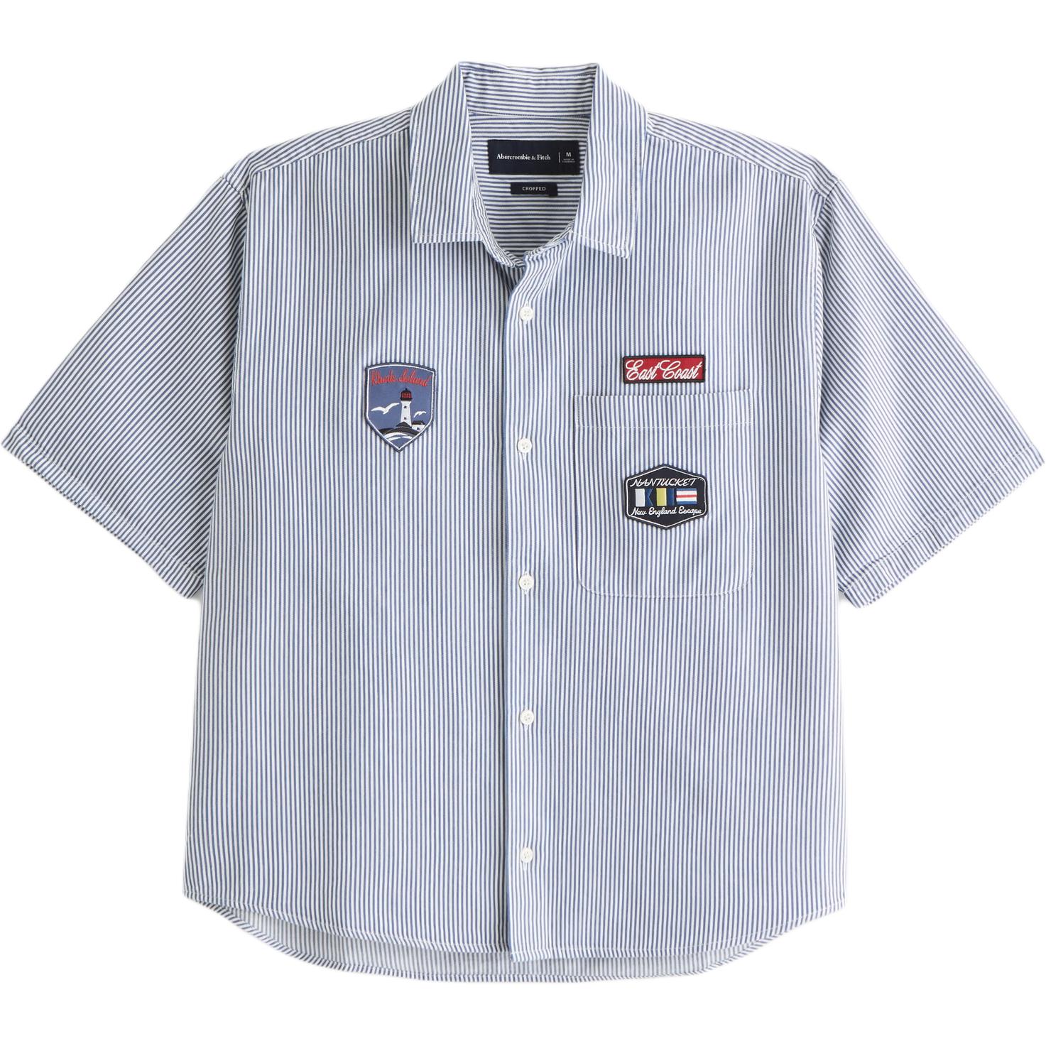 Abercrombie&Fitch Мужская синяя рубашка
Abercrombie&Fitch Мужская синяя рубашка