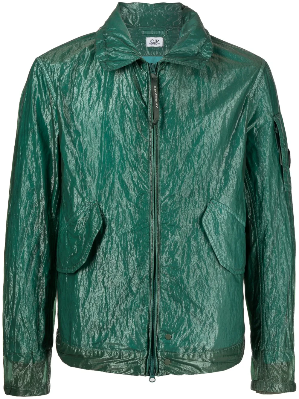 Куртка Kan-D на молнии C.P. Company, зеленый 
Куртка Kan-D на молнии C.P. Company, зеленый