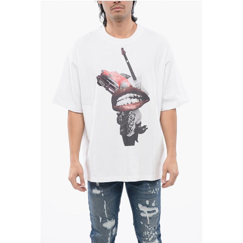 Футболка свободного кроя с принтом из стразов John Richmond, White
Футболка свободного кроя с принтом из стразов John Richmond, White