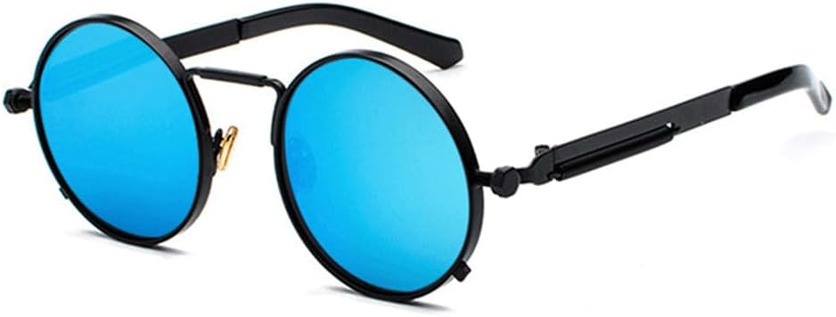 Панк-солнцезащитные очки для мужчин и женщин, ретро, круглые, в стиле «паровой ковер», маленькие круглые, винтажные, в металлической оправе, очки для вождения KTUCN, Black Blue
Панк-солнцезащитные очки для мужчин и женщин, ретро, круглые, в стиле «паровой ковер», маленькие круглые, винтажные, в металлической оправе, очки для вождения KTUCN, Black Blue