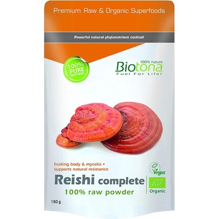 Полный сырой порошок Рейши, Biotona
Полный сырой порошок Рейши, Biotona