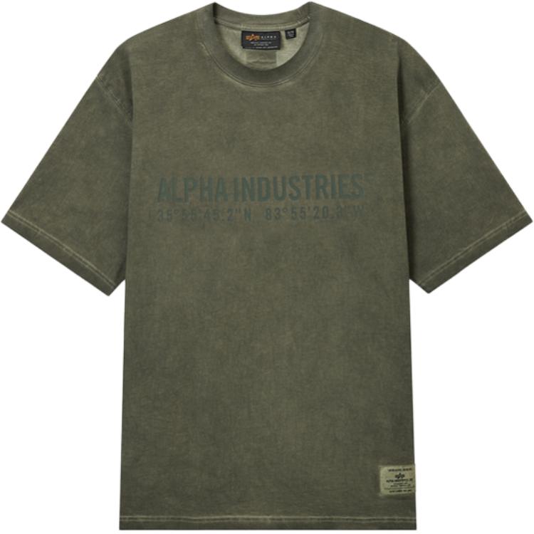 Футболка с логотипом Alpha Industries, зеленый
Футболка с логотипом Alpha Industries, зеленый