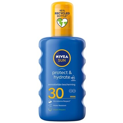 Солнцезащитный спрей для защиты и увлажнения SPF 30, 200 мл, Nivea
Солнцезащитный спрей для защиты и увлажнения SPF 30, 200 мл, Nivea