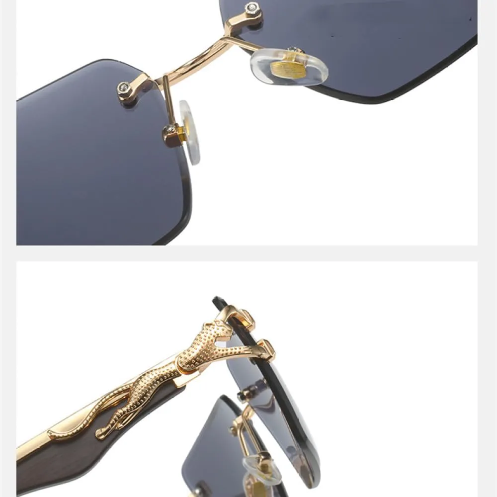 Винтажные квадратные солнцезащитные очки без оправы 2027 года для женщин и мужчин. Модные солнцезащитные очки в стиле панк, металл, леопардовый принт MTZJH, Clear
Винтажные квадратные солнцезащитные очки без оправы 2027 года для женщин и мужчин. Модные солнцезащитные очки в стиле панк, металл, леопардовый принт MTZJH, Clear