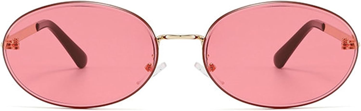 Женские солнцезащитные очки Helena Fashion без оправы овальной формы, роскошная металлическая оправа 90-х годов, мужские классические винтажные круглые очки с защитой от УФ-излучения UV400, C6
Женские солнцезащитные очки Helena Fashion без оправы овальной формы, роскошная металлическая оправа 90-х годов, мужские классические винтажные круглые очки с защитой от УФ-излучения UV400, C6