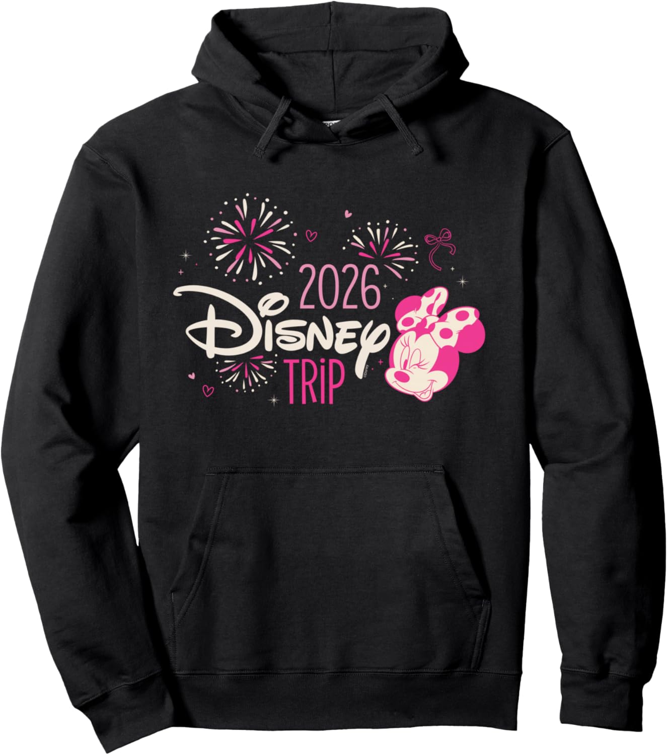 Толстовка с изображением фейерверка Минни Маус из мультфильма «Диснейленд: Поездка в Диснейленд в 2026 году» Disney, черный
Толстовка с изображением фейерверка Минни Маус из мультфильма «Диснейленд: Поездка в Диснейленд в 2026 году» Disney, черный