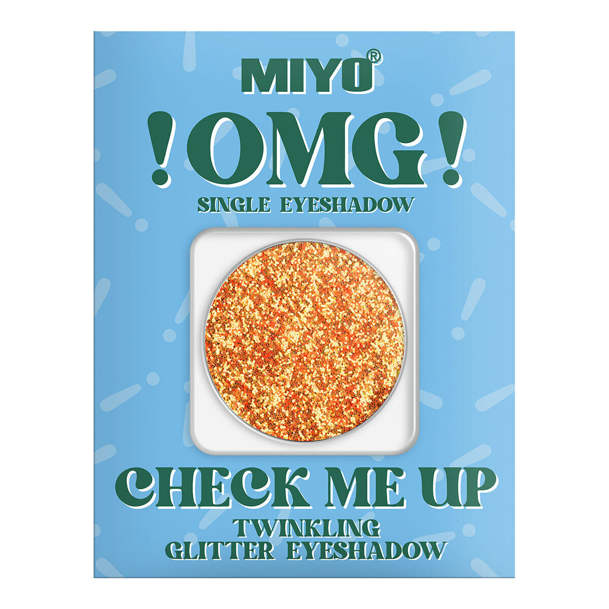 Блестящие тени для век 19 диабет Miyo Omg! Check Me Up, 1,3 гр
Блестящие тени для век 19 диабет Miyo Omg! Check Me Up, 1,3 гр