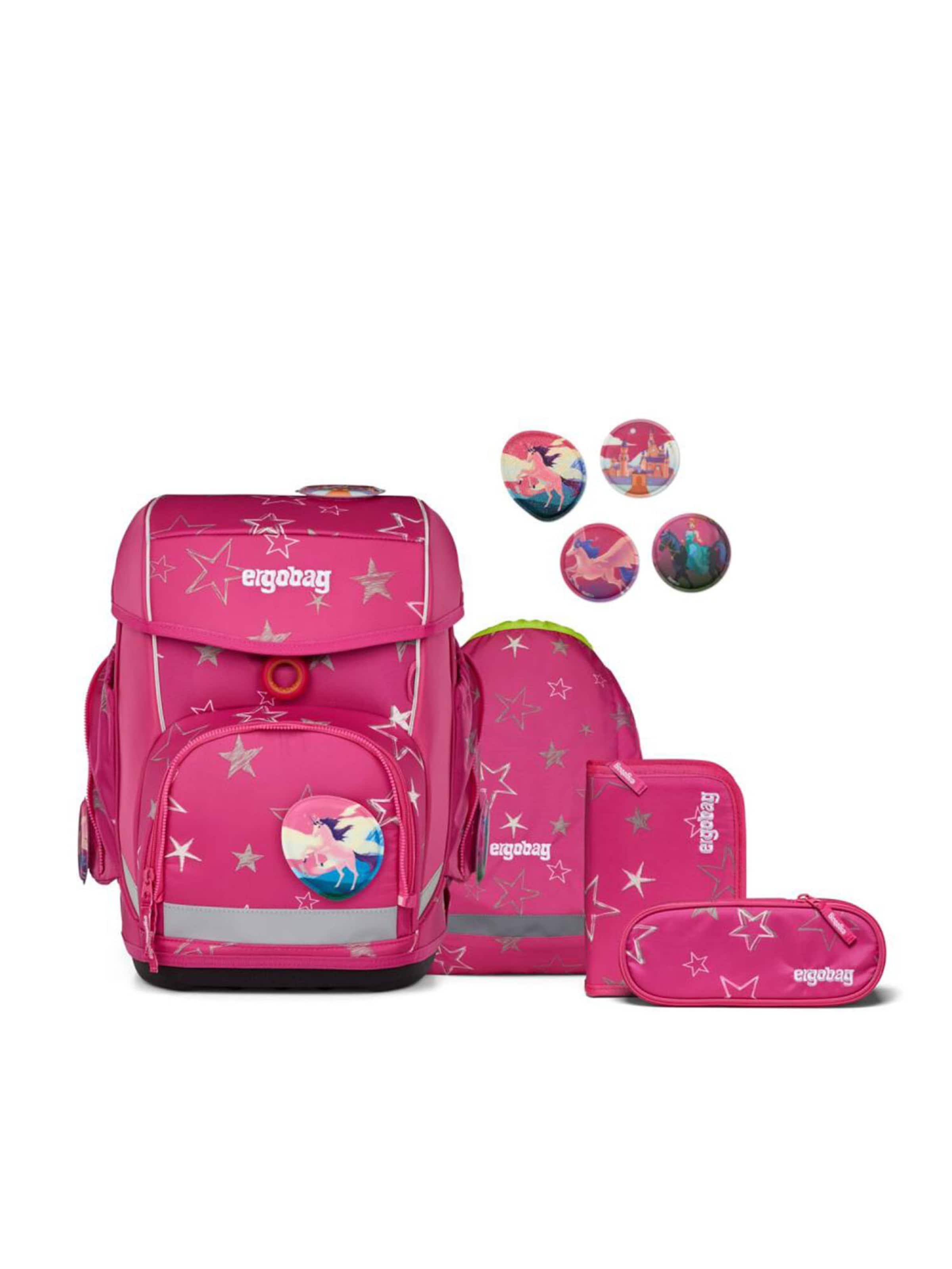Ergobag Рюкзак 'Cubo Set 5 tlg' в темно-розовом цвете
Ergobag Рюкзак 'Cubo Set 5 tlg' в темно-розовом цвете
