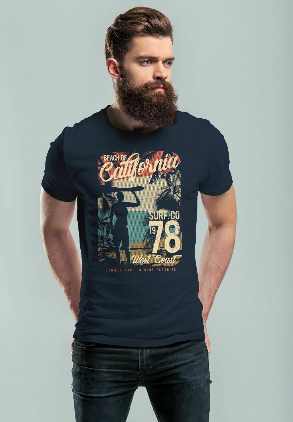 круто, с модным мотивом для серфинга не только для серферов Neverless, футболка с принтом Neverless, темно-синий
круто, с модным мотивом для серфинга не только для серферов Neverless, футболка с принтом Neverless, темно-синий