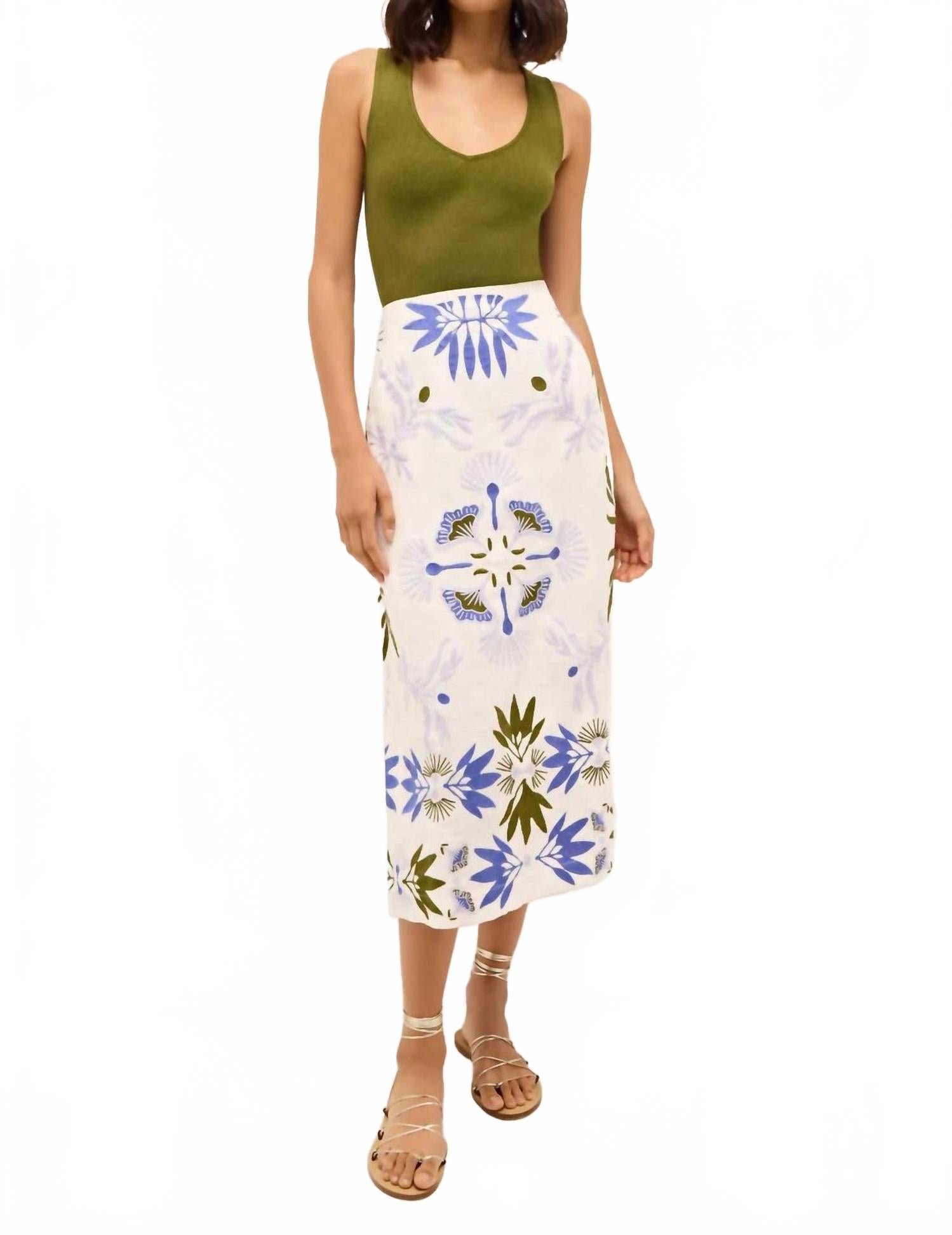 Marie Oliver Майка Miranda цвета песто
Marie Oliver Майка Miranda цвета песто