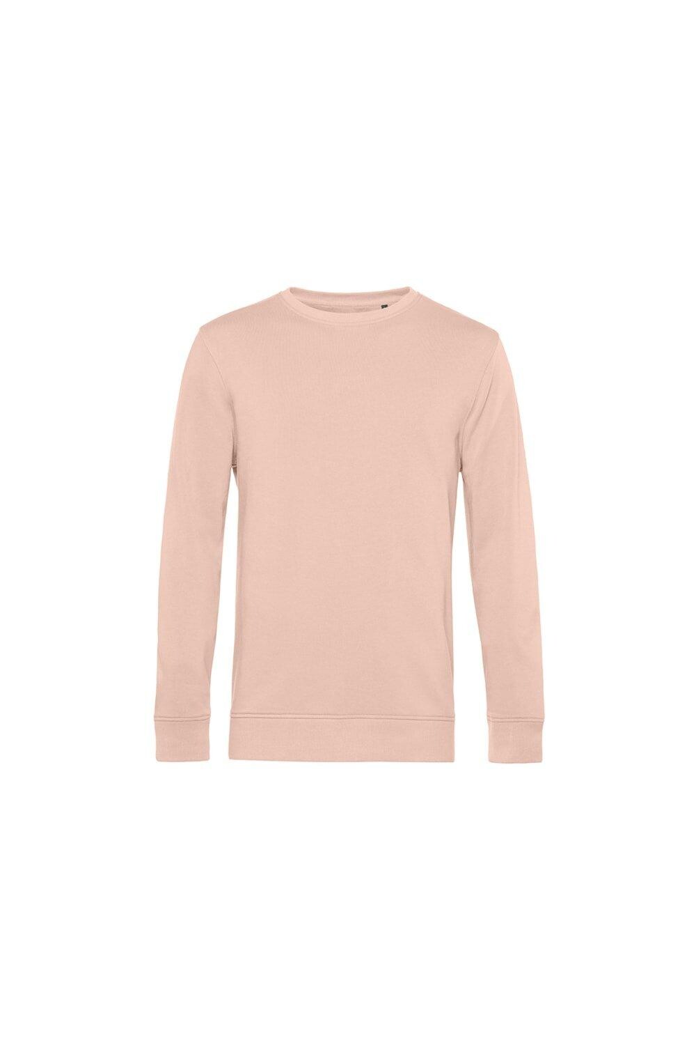 Органический свитшот с круглым вырезом B&C, зеленый 
Органический свитшот с круглым вырезом B&C, зеленый