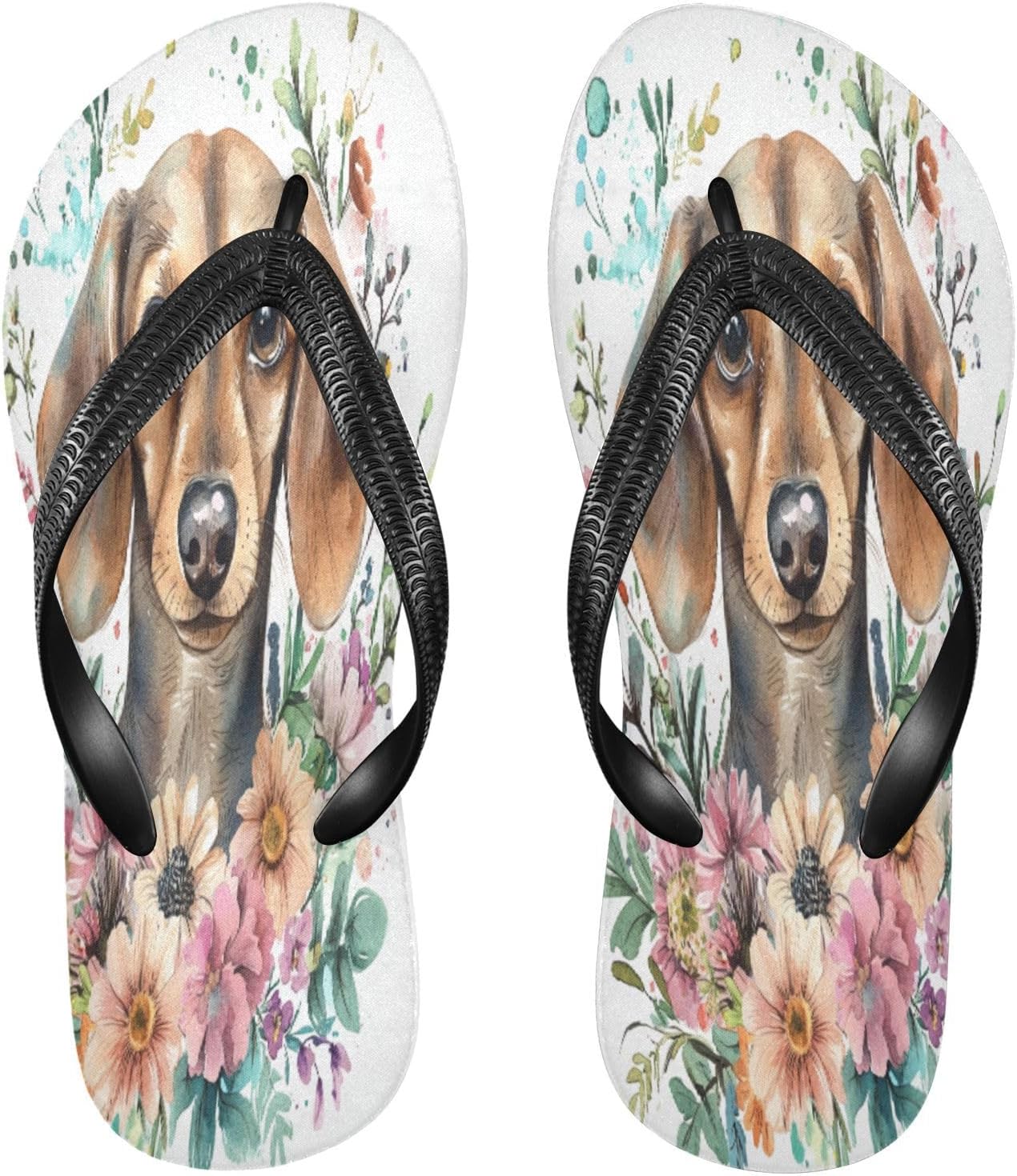 Белые вьетнамки с цветочным рисунком с таксой, пляжные резиновые шлепанцы с противоскользящей подошвой для женщин и мужчин Sinestour
Белые вьетнамки с цветочным рисунком с таксой, пляжные резиновые шлепанцы с противоскользящей подошвой для женщин и мужчин Sinestour