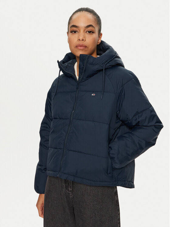 Пуховик стандартного кроя Tommy Jeans, синий
Пуховик стандартного кроя Tommy Jeans, синий